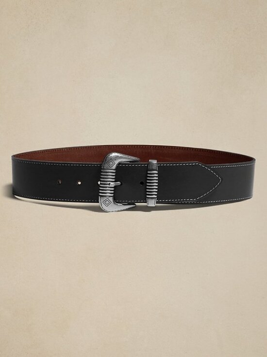 Banana Republic Heritage Etched Buckle Waist Belt M